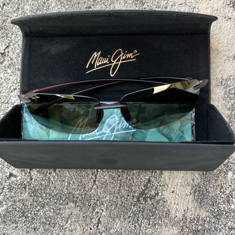 Maui Jim Polarized Rimless Sunglasses